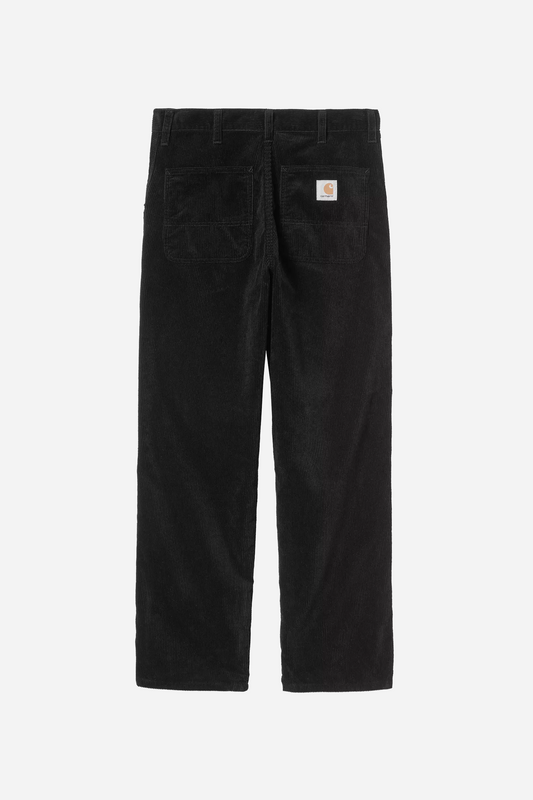 Simple Pant Corduroy Black Rinsed