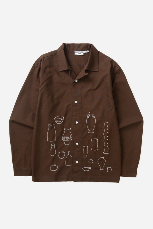Ceramic Resort Shirt Brown