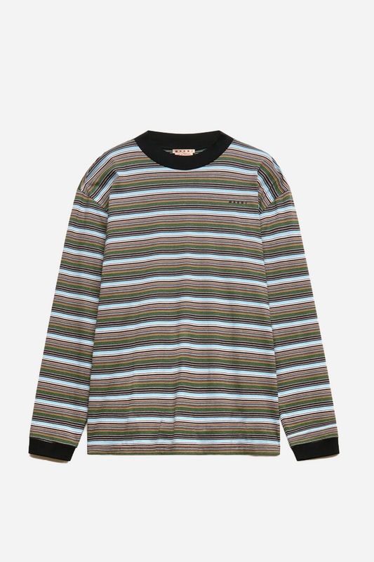 Multicolour Striped Long-Sleeved T-shirt