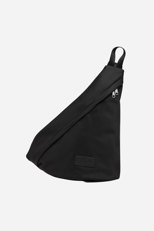 Nylon Sling Crossbody Bag Black