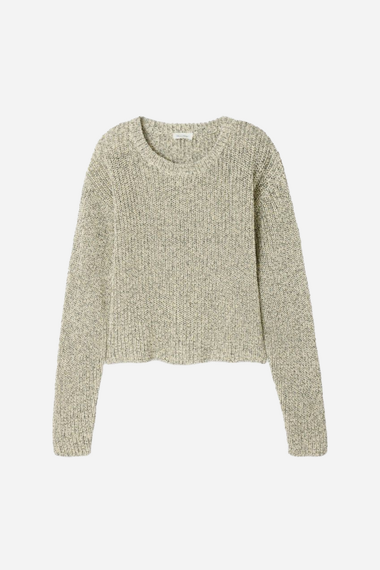Towi Jumper Black Marled Cream