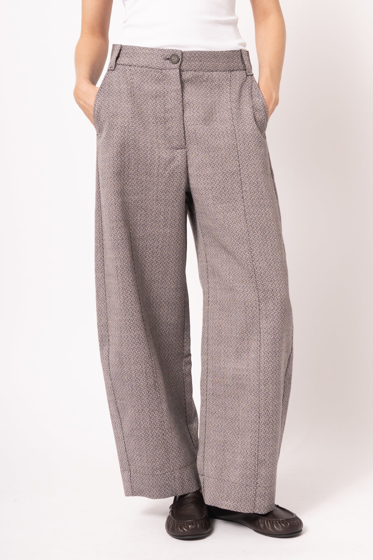 Donna Wool Trousers