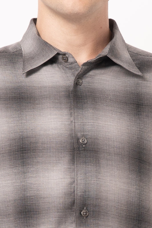 Volume Shirt Cash Check Charcoal