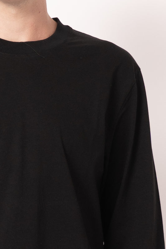 Seam L/S Tee Black