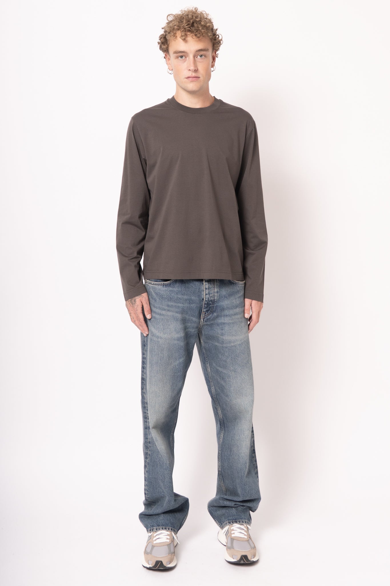 Seam L/S Tee Grey