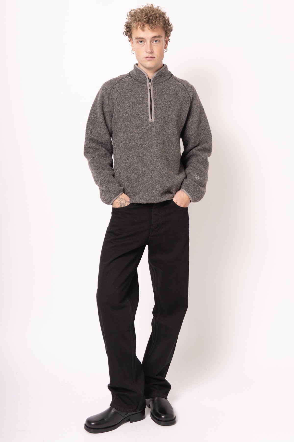 Kaldi Half Zip Grey