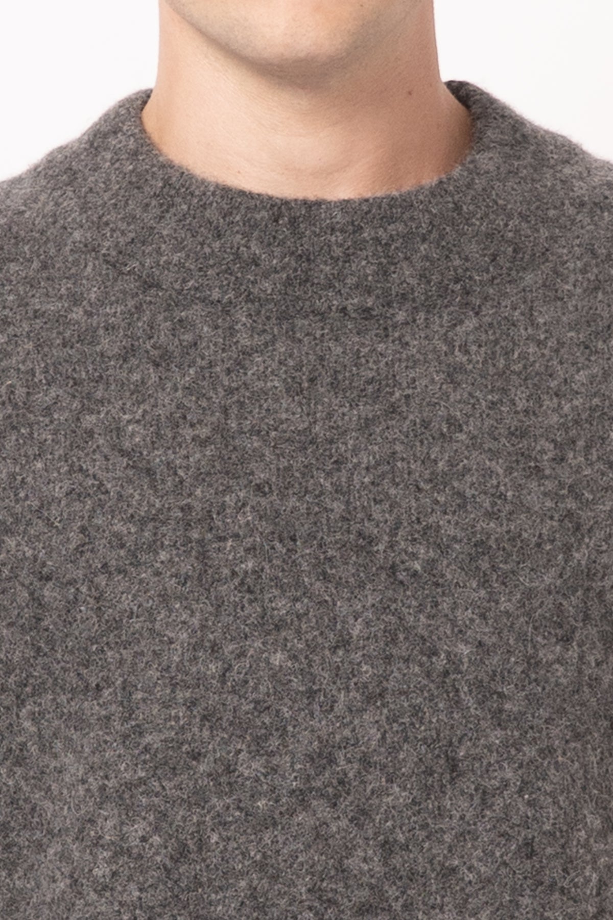 Loose Fit Charcoal Grey Sweater