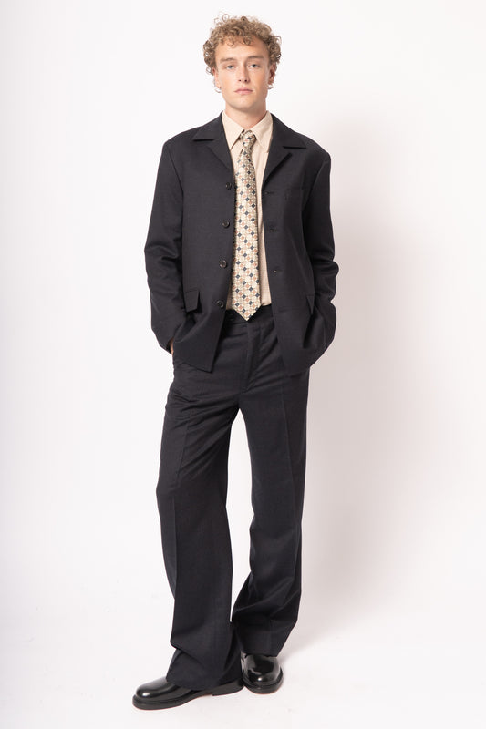 4 Button Blazer Navy