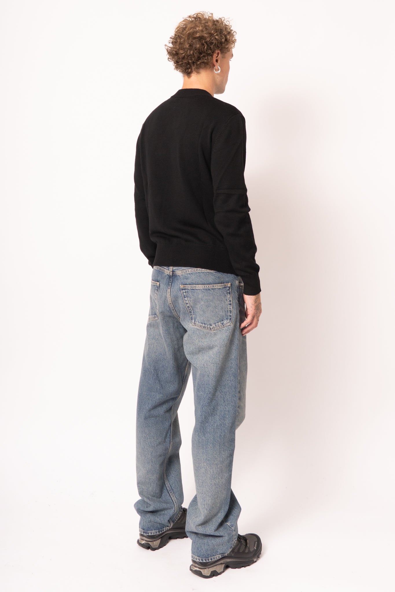 Moon Merino Cropped Black