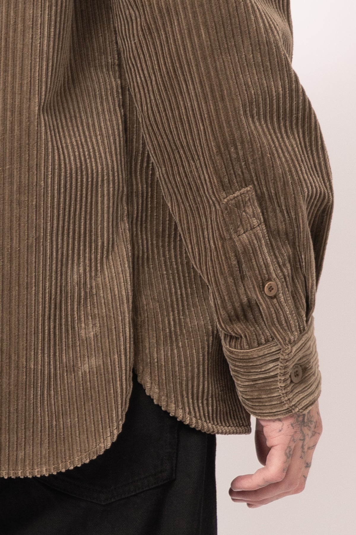 Malo Logo Shirt Taupe