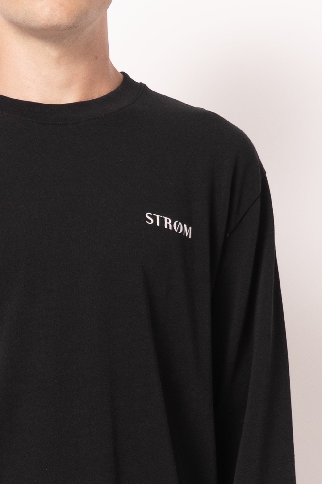 Nicholasst Logo LS T-Shirt Black