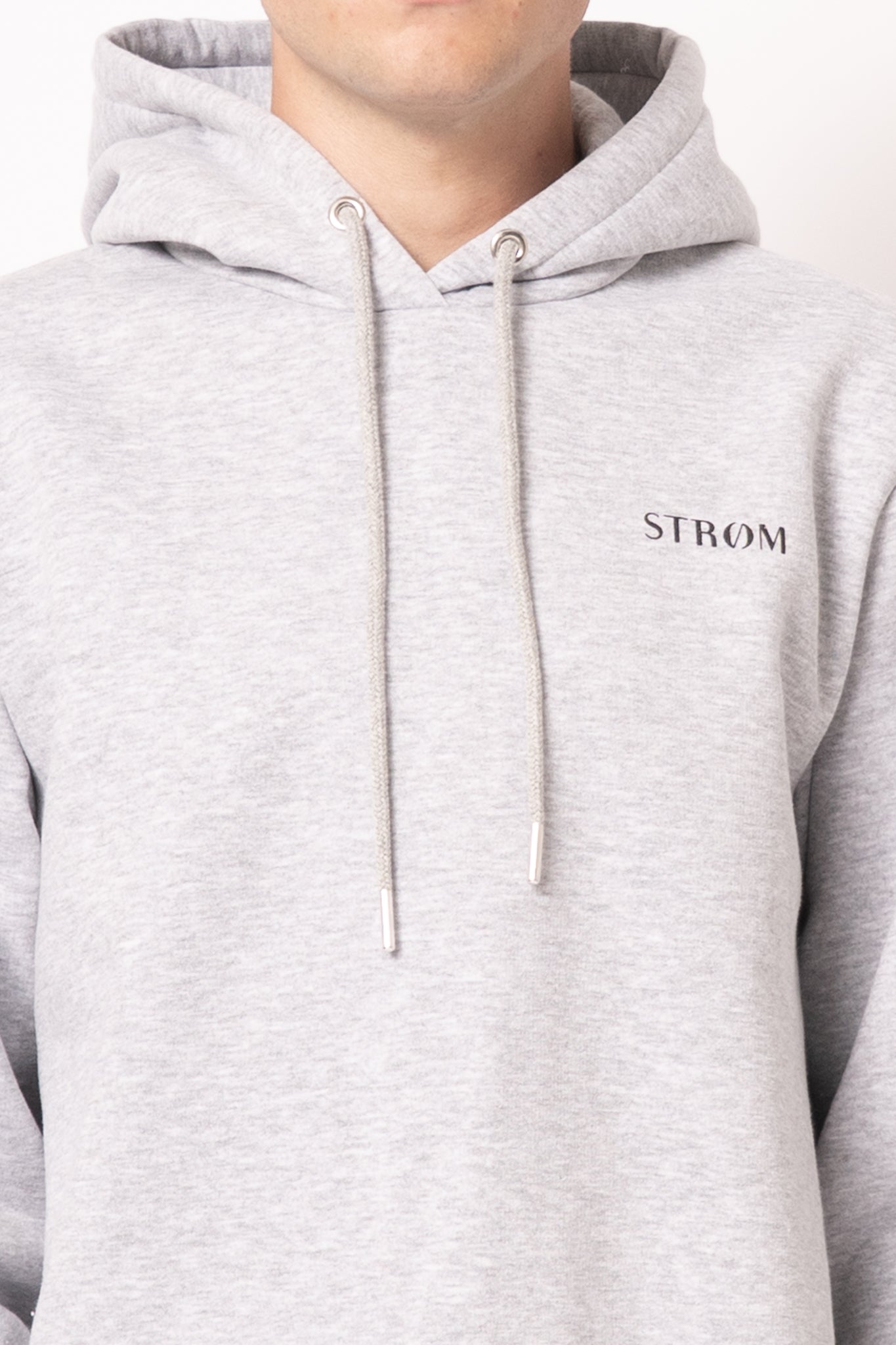 Noahst Logo Sweatshirt Grey Melange