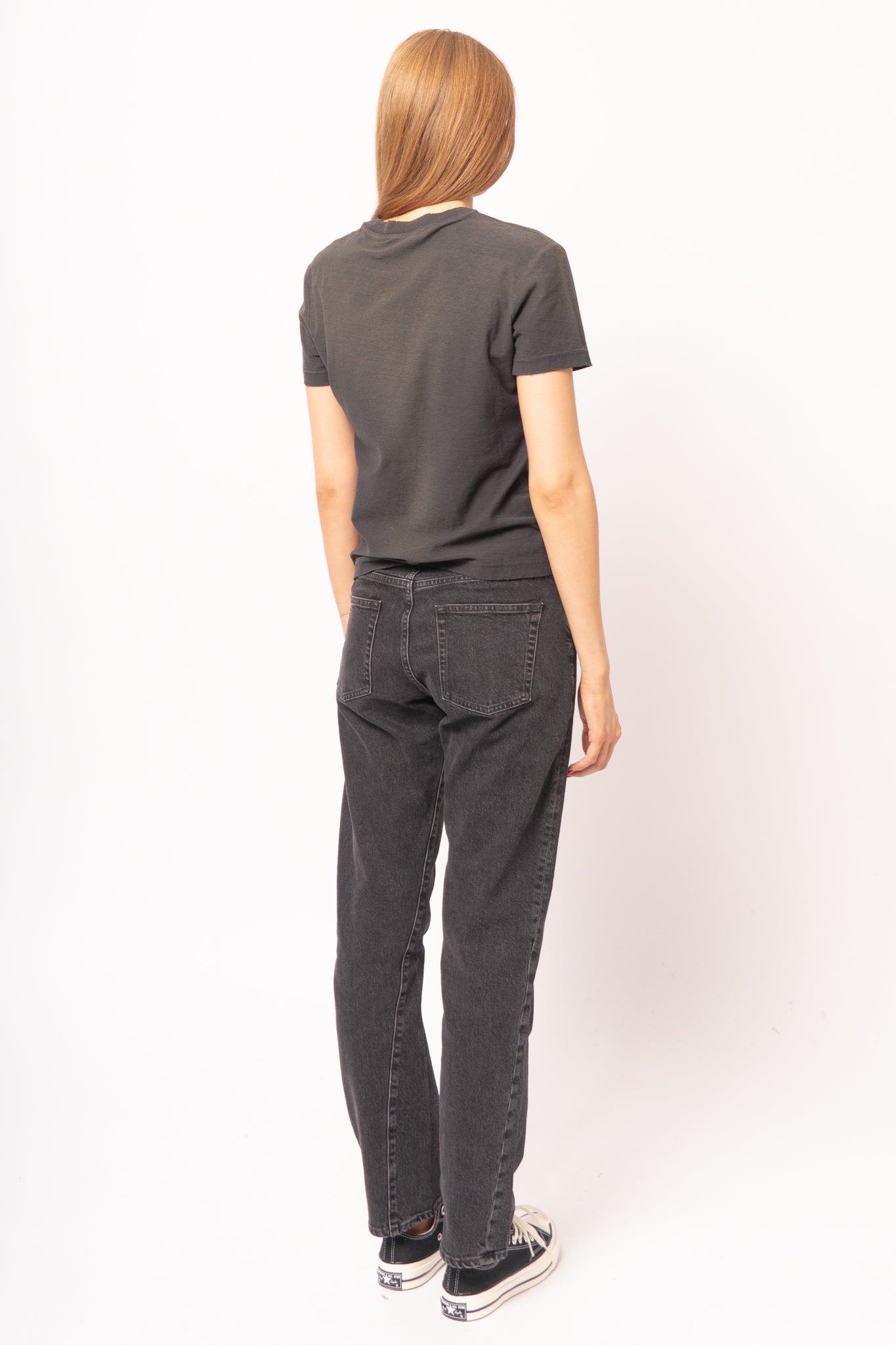 Sprayed Logo T-Shirt Faded Black