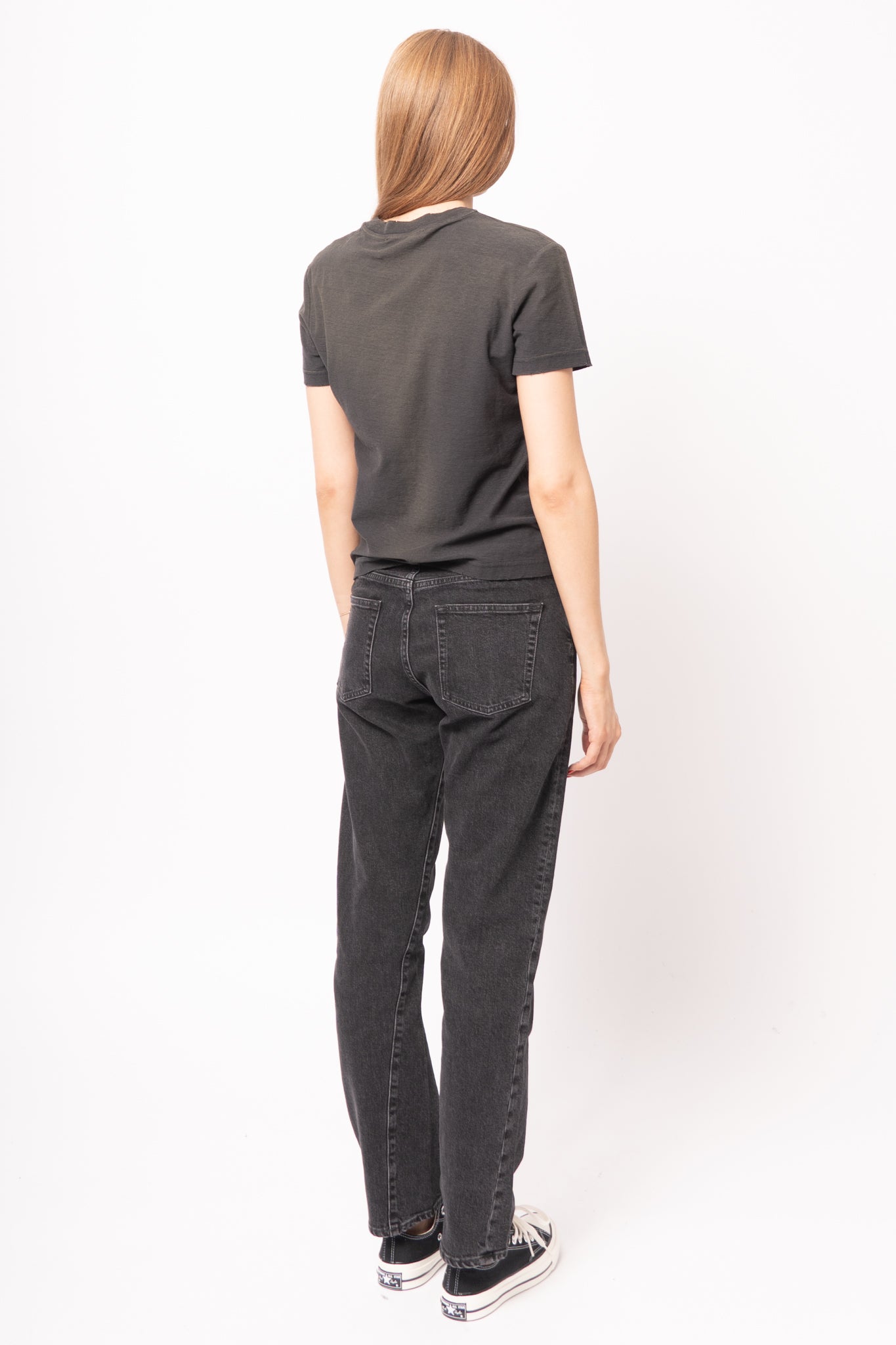 Sprayed Logo T-Shirt Faded Black