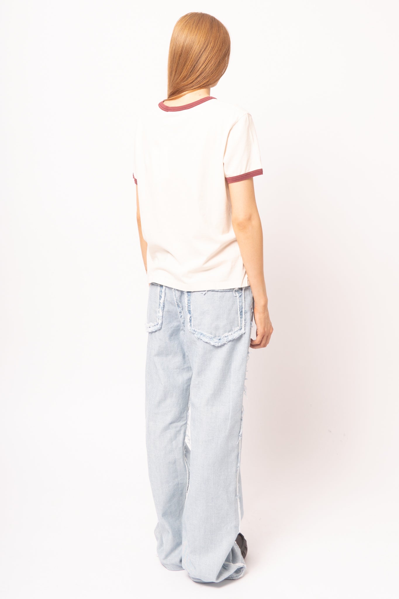Graphic T-Shirt Off White/Burgundy