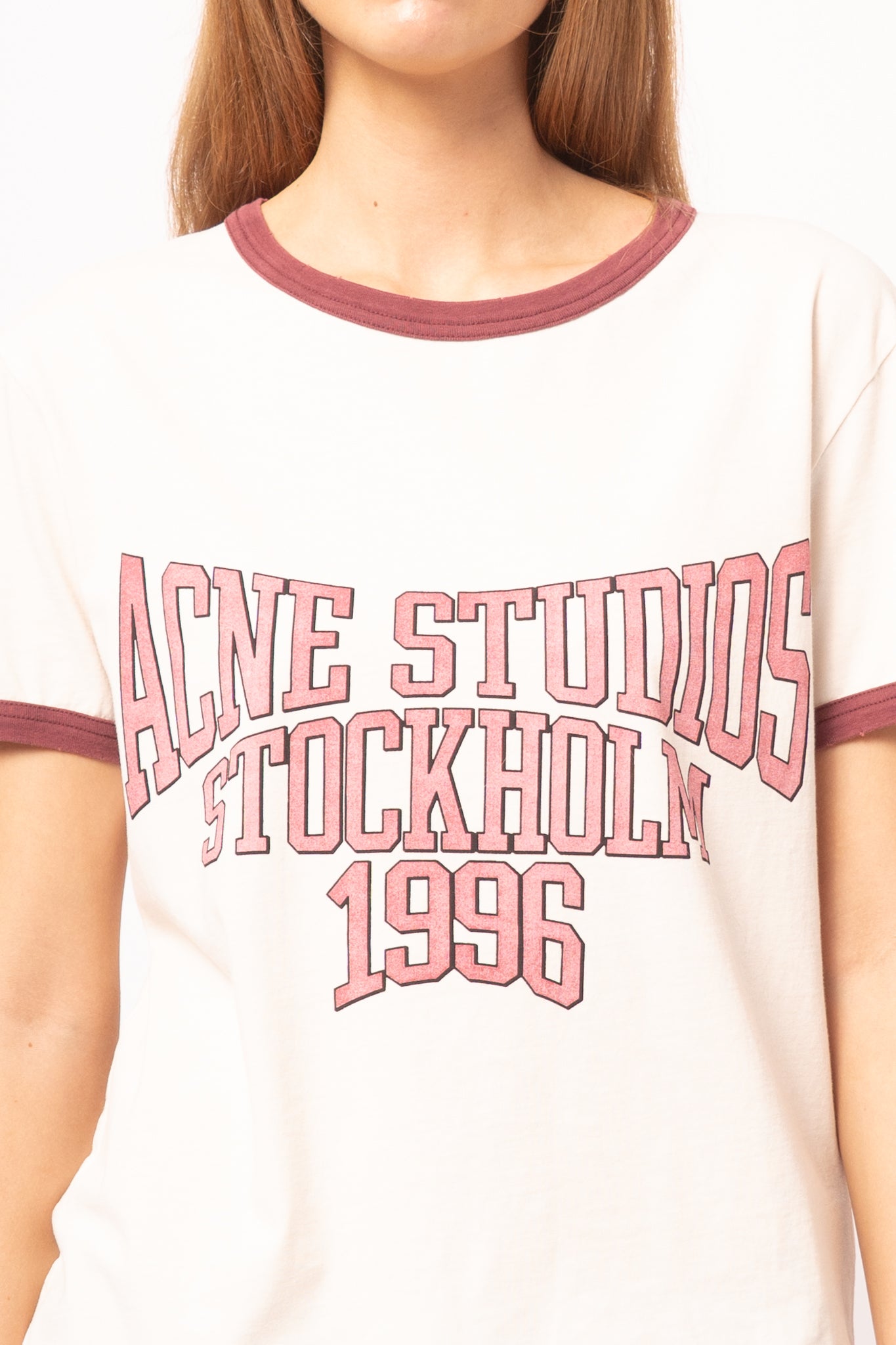 Graphic T-Shirt Off White/Burgundy