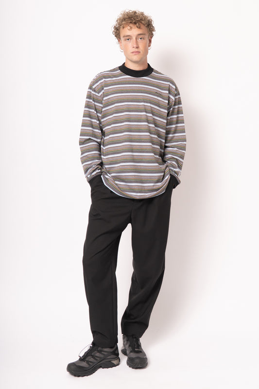 Multicolour Striped Long-Sleeved T-shirt