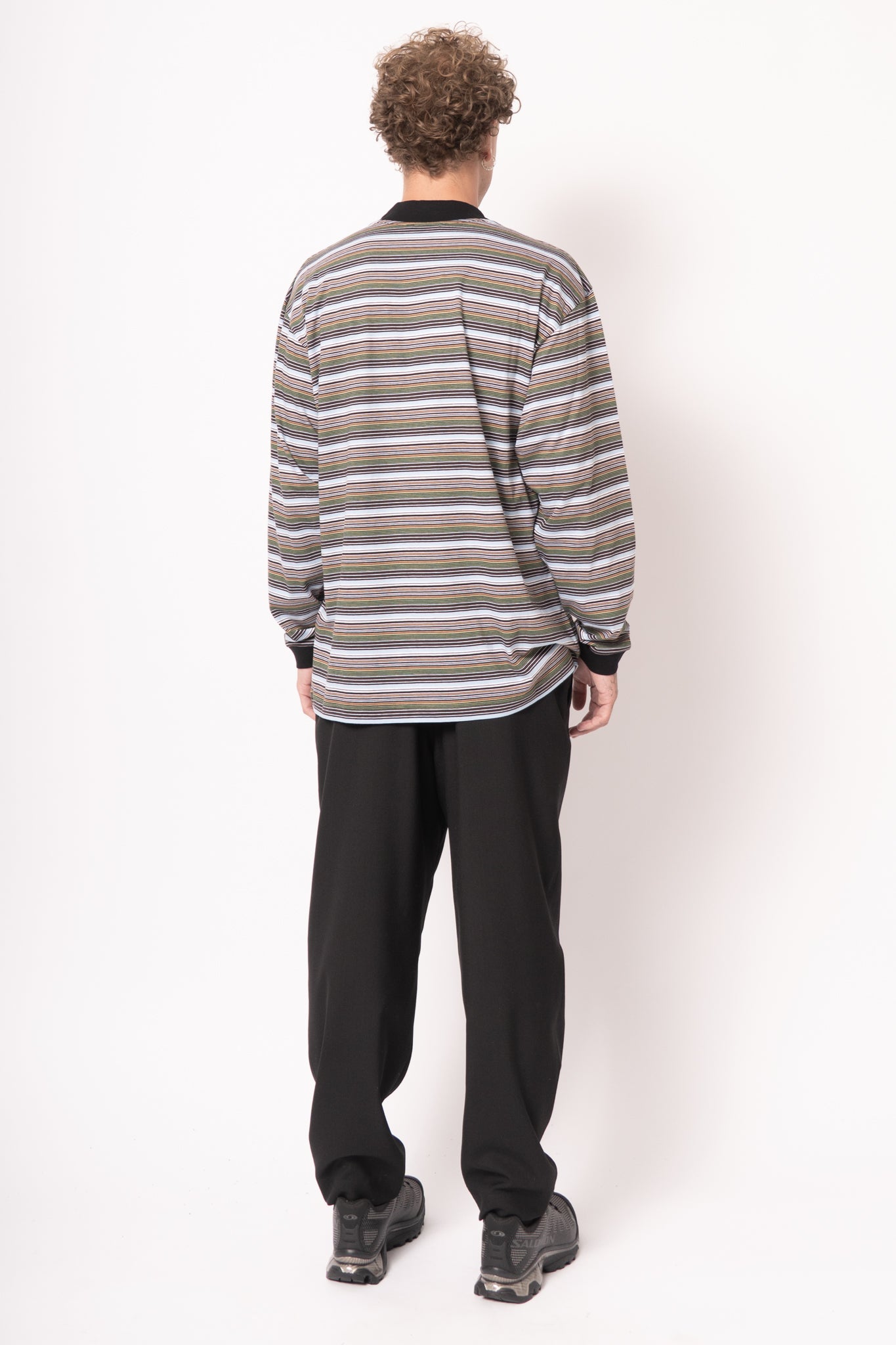 Multicolour Striped Long-Sleeved T-shirt
