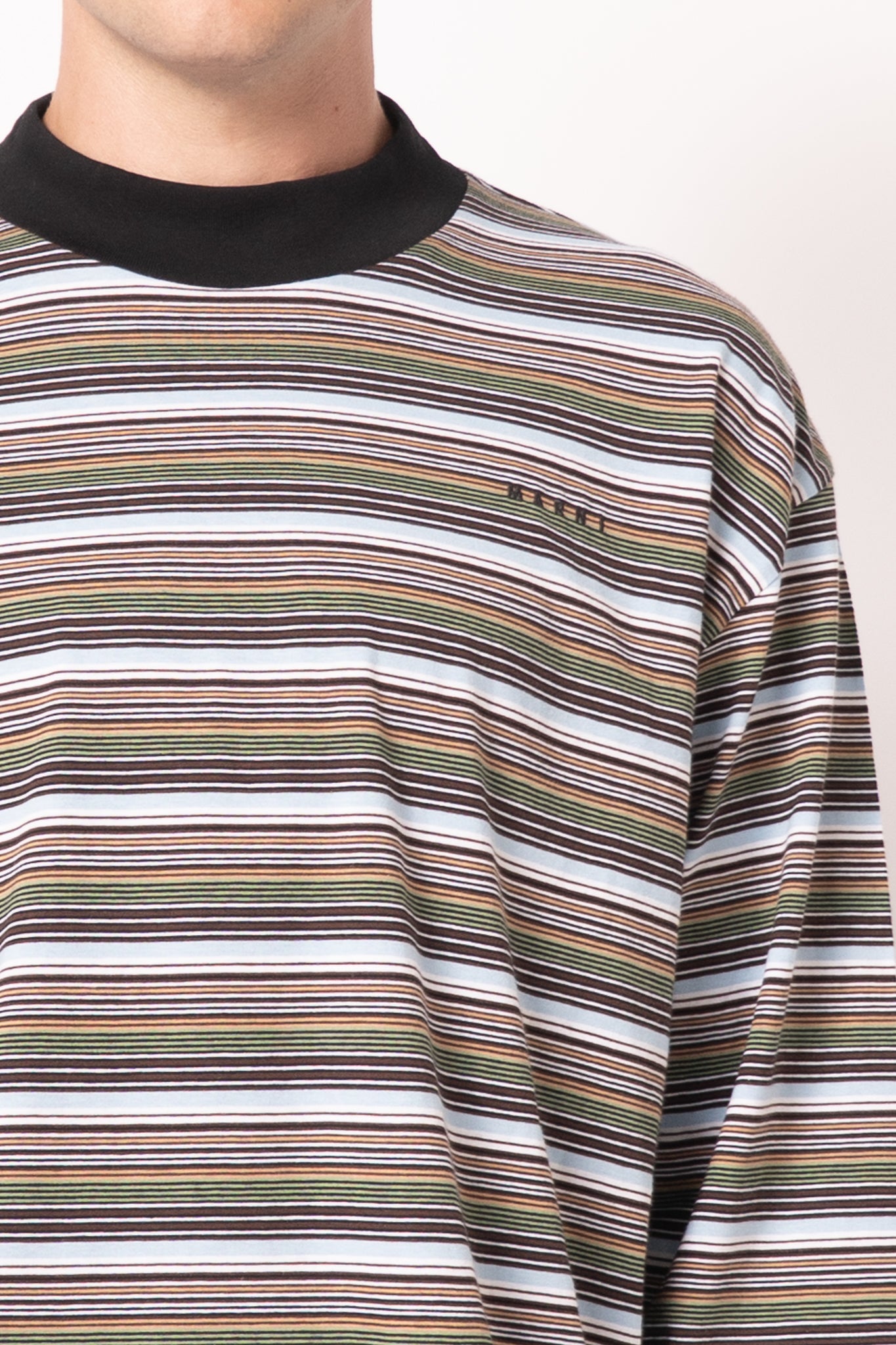 Multicolour Striped Long-Sleeved T-shirt