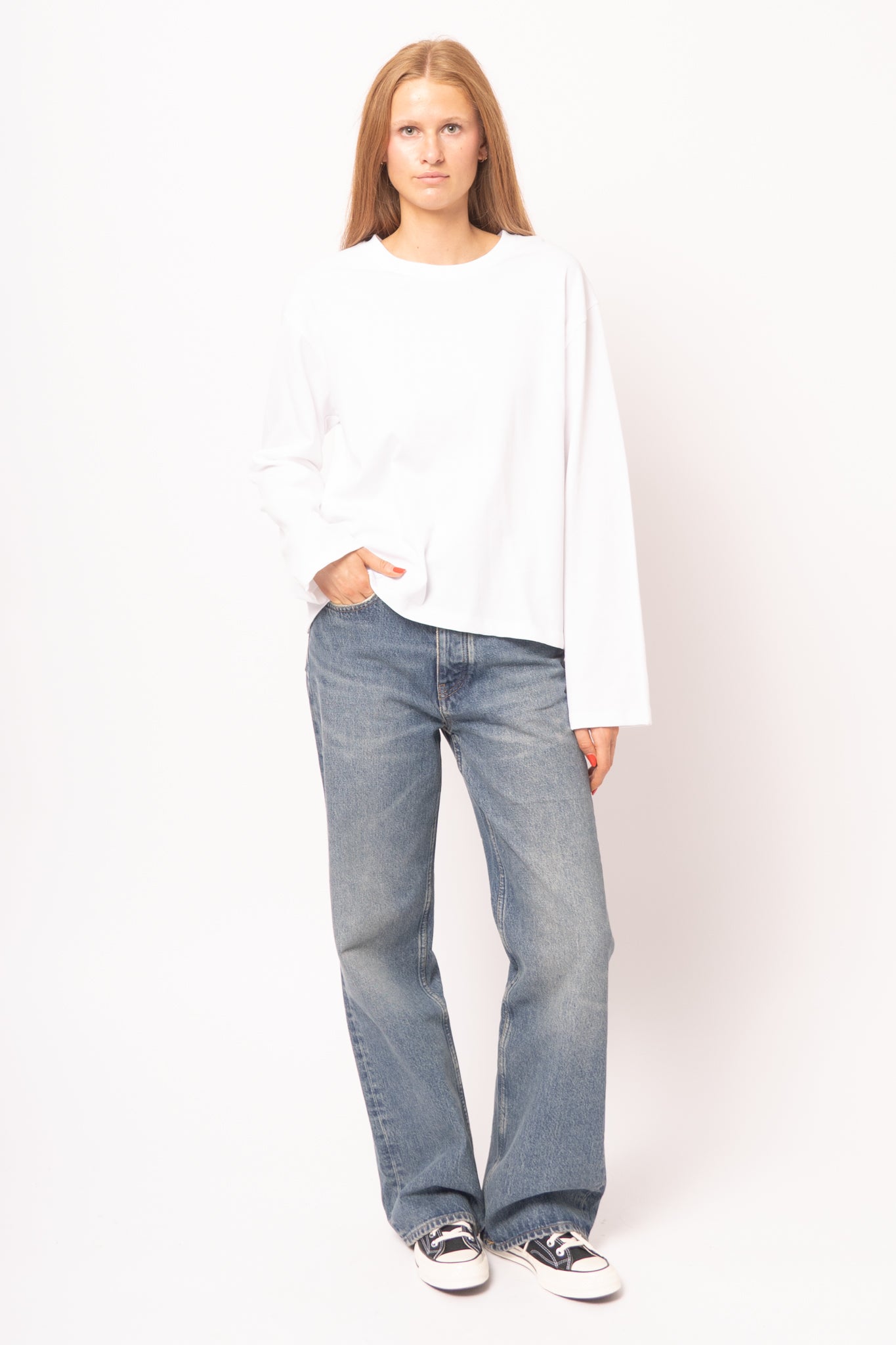 Madison LS T-Shirt White