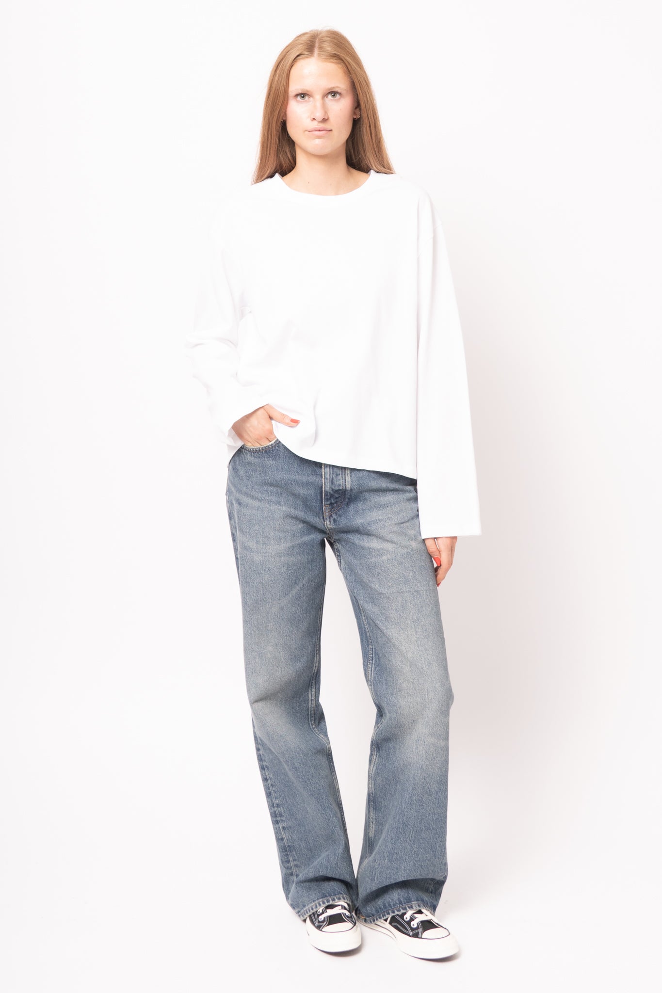 Madison LS T-Shirt White