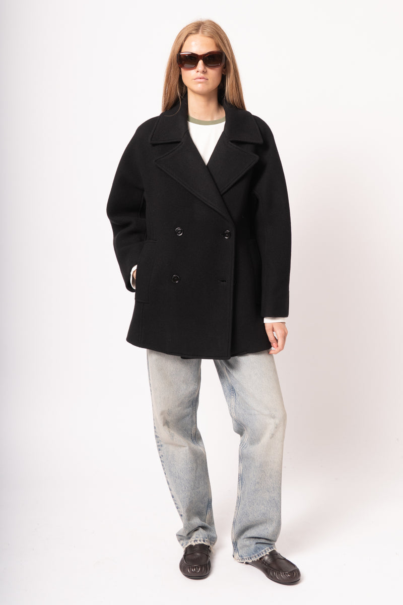 Rounded Peacoat Black