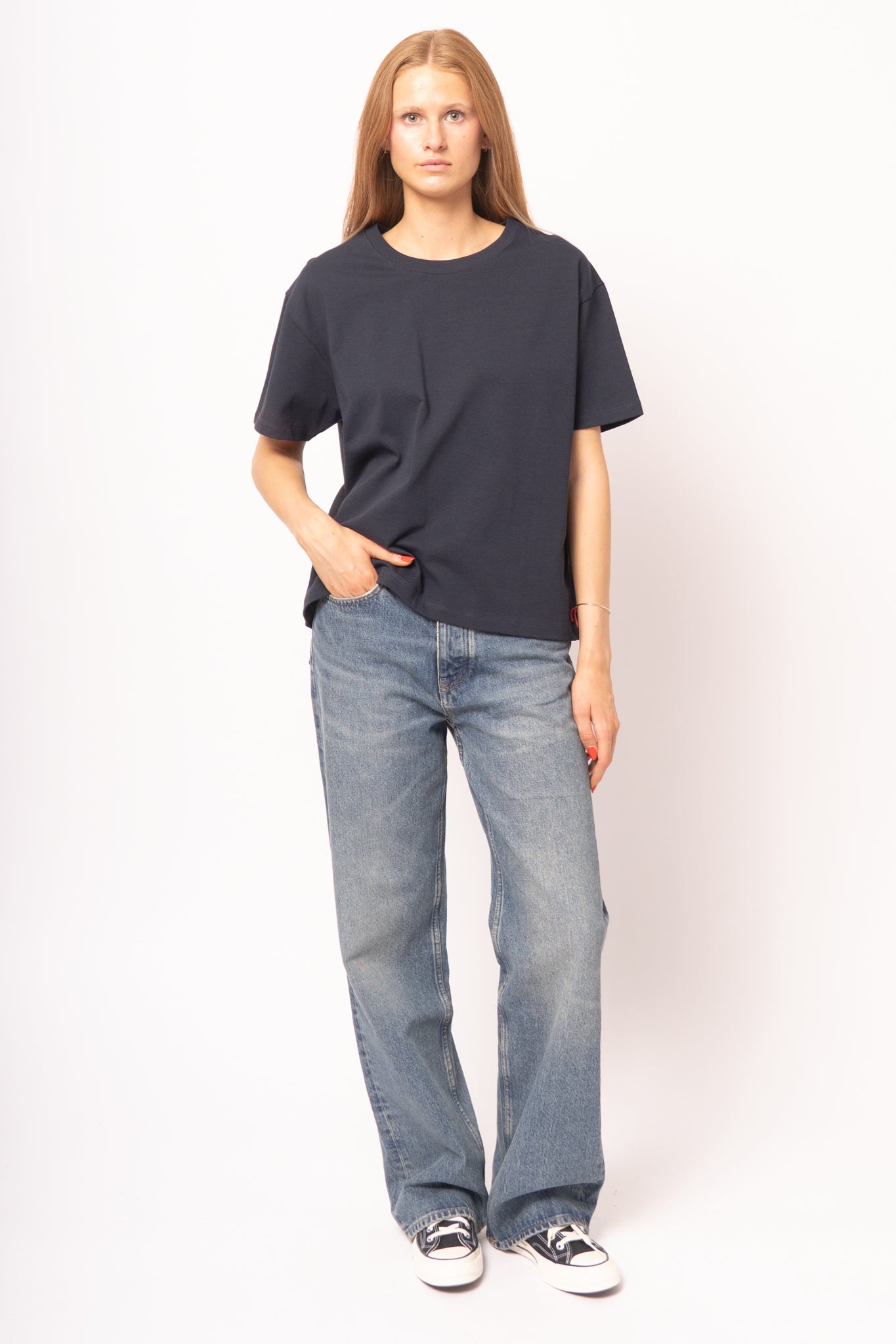 Madison T-Shirt Navy Sky