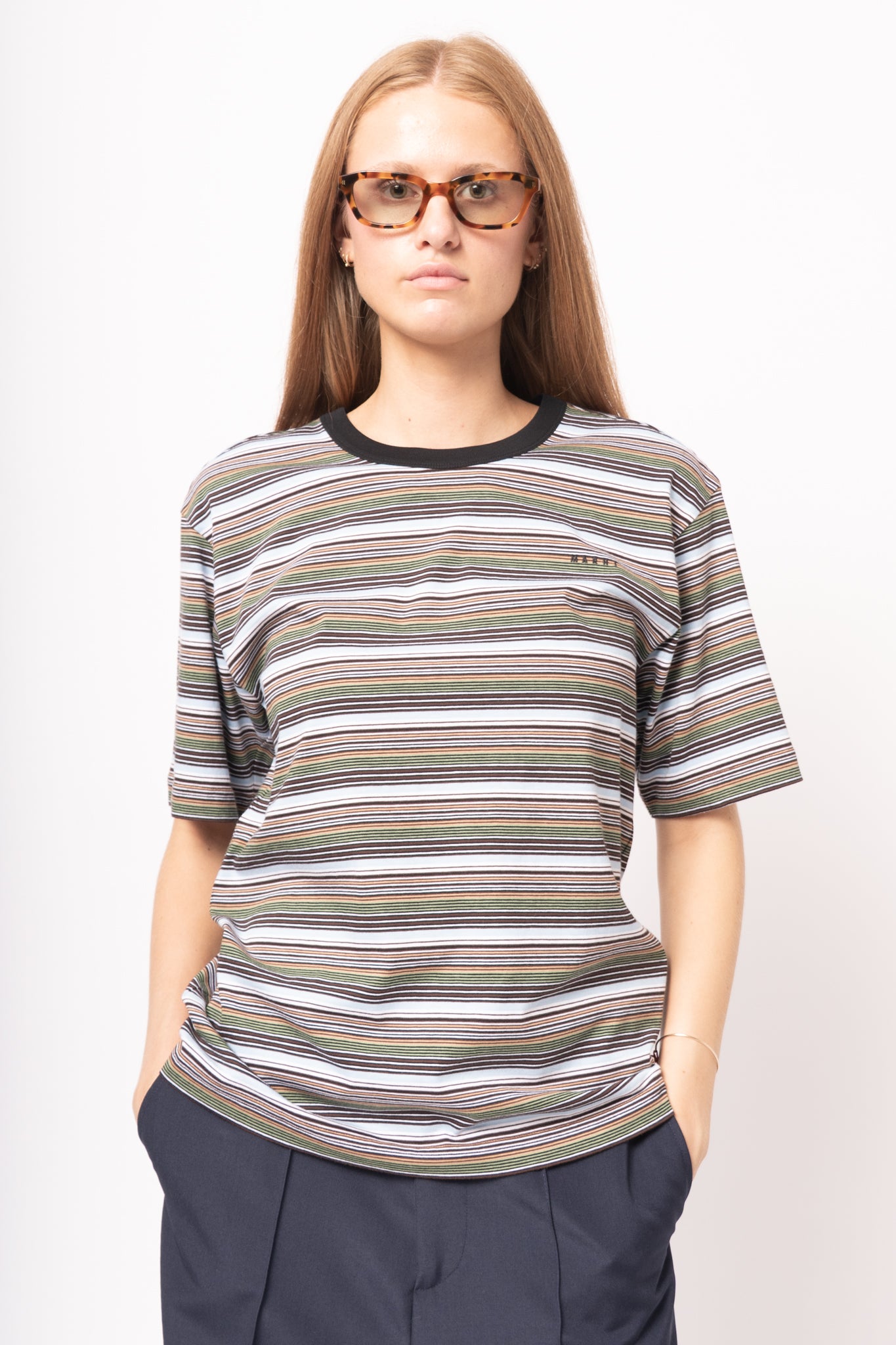 Multicolour Striped T-shirt