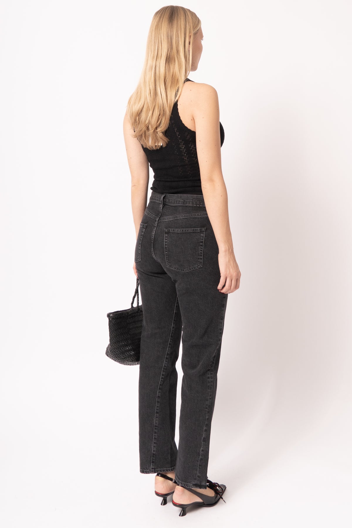 Twisted Seam Denim Grey