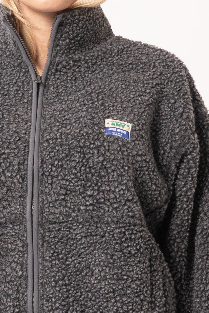 Hoktown Jacket Charcoal Melange