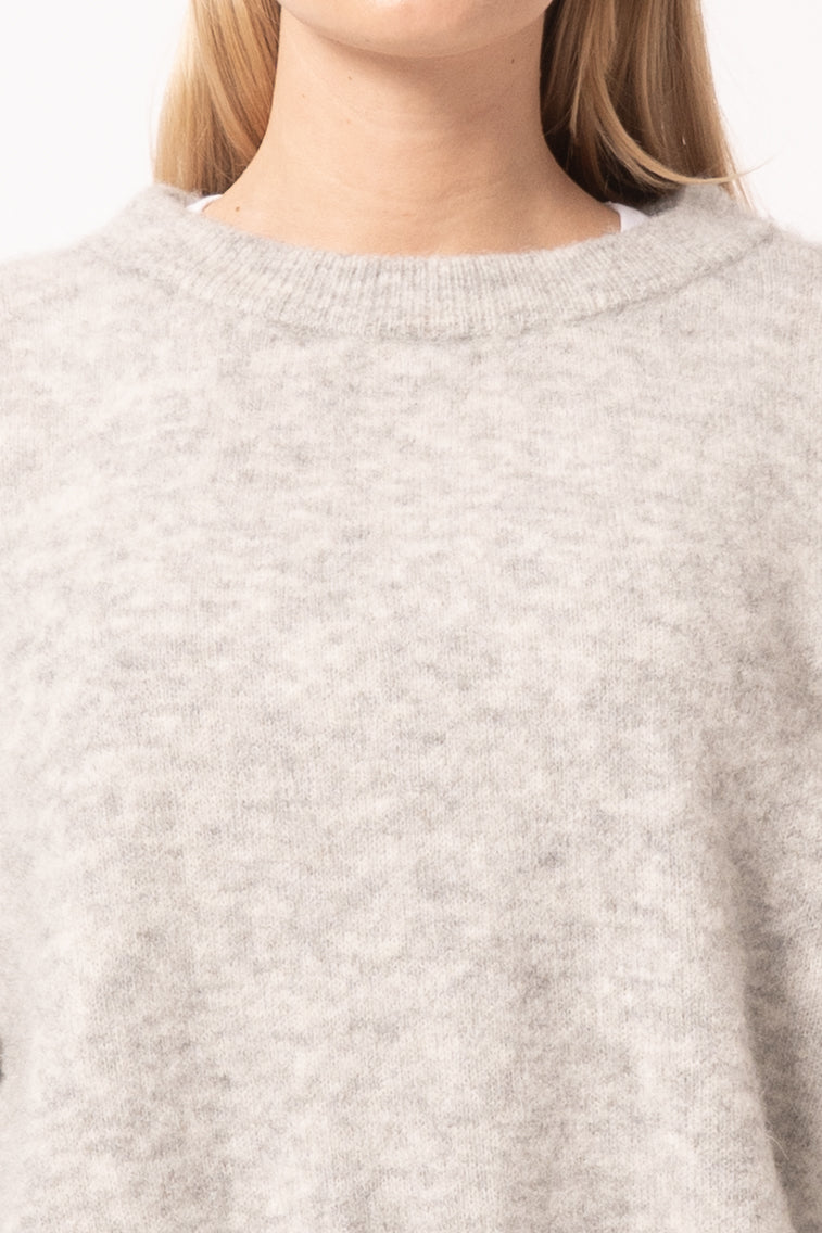 Vitow Jumper Light Grey Melange