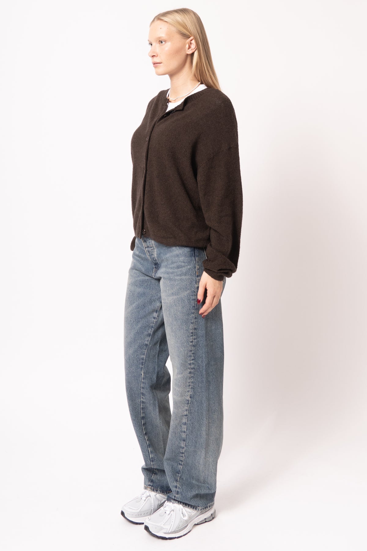 Ouity Cardigan Choco Melange