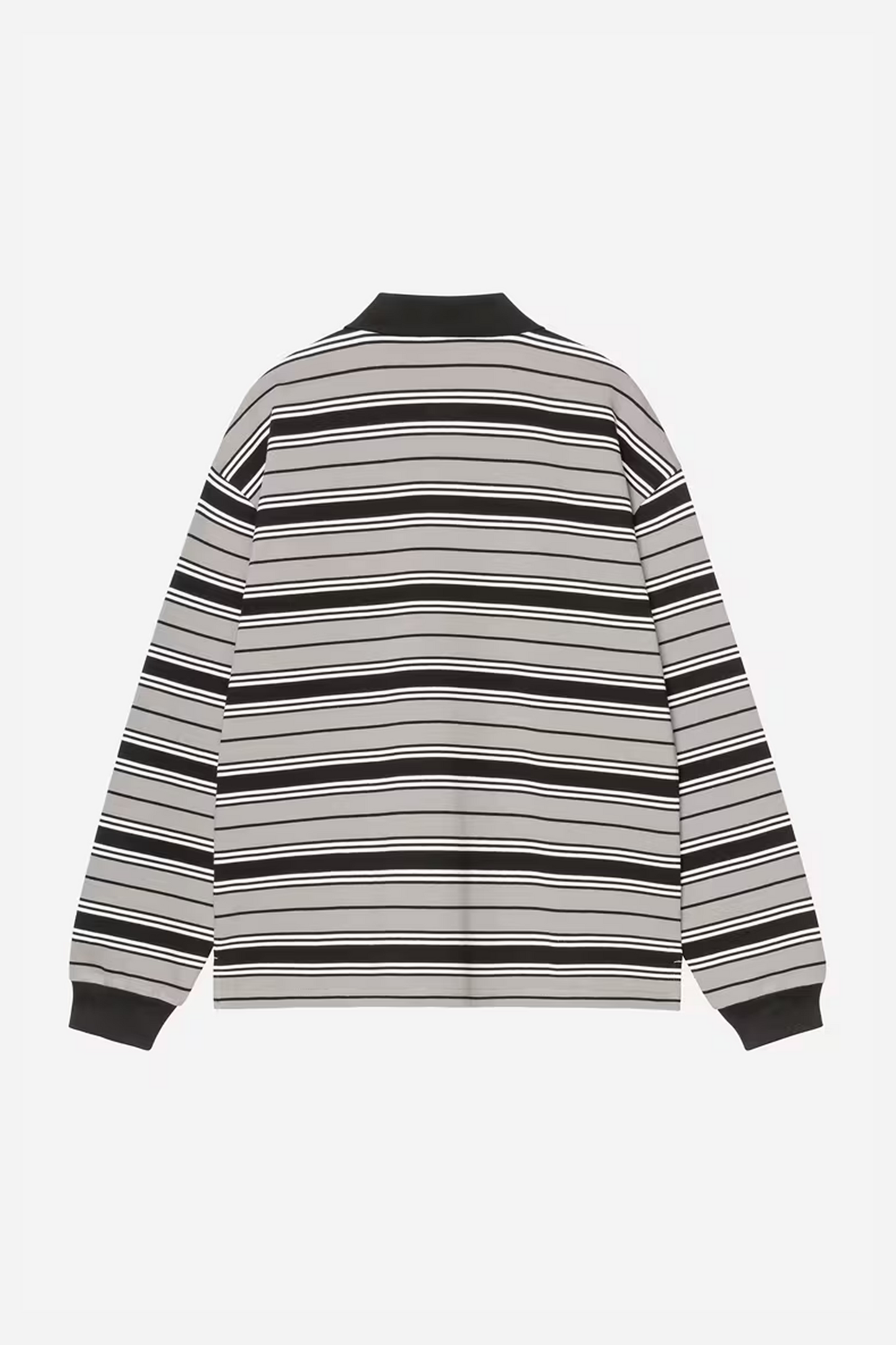 L/S Devitt Rugby Shirt Stripe/Shady Grey