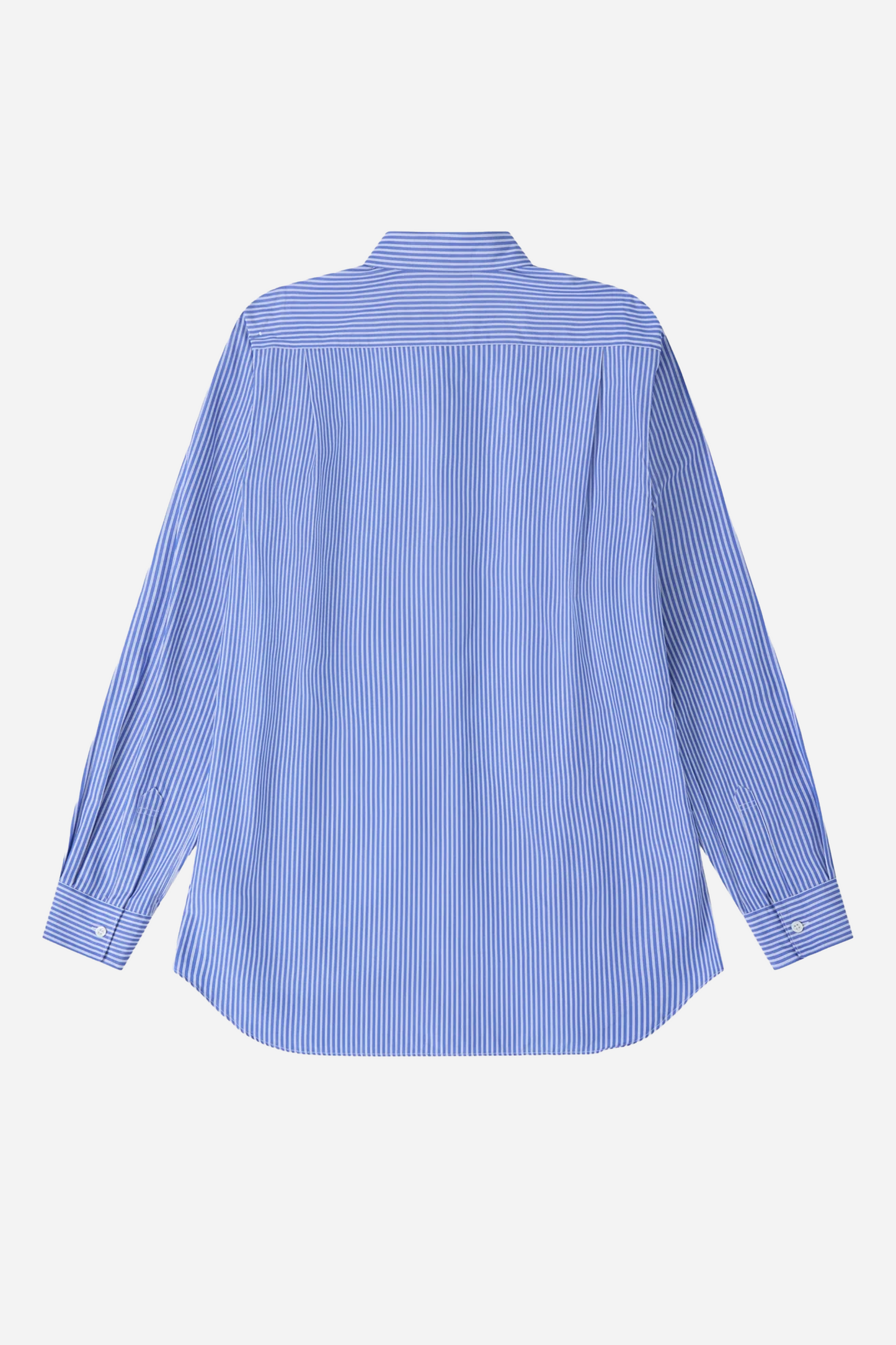 Circle Pattern Stripe Shirt Blue Stripe