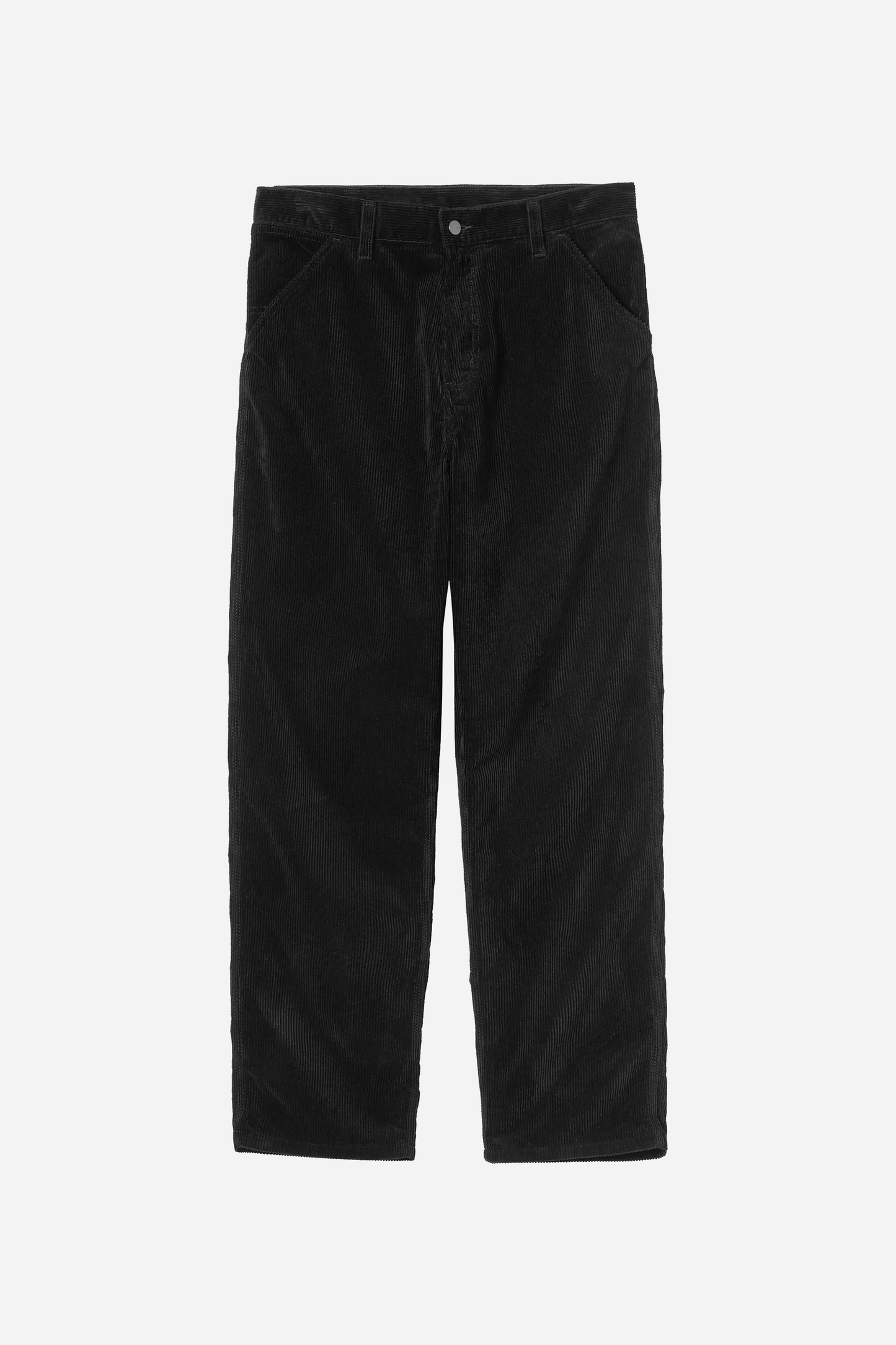 Simple Pant Corduroy Black Rinsed