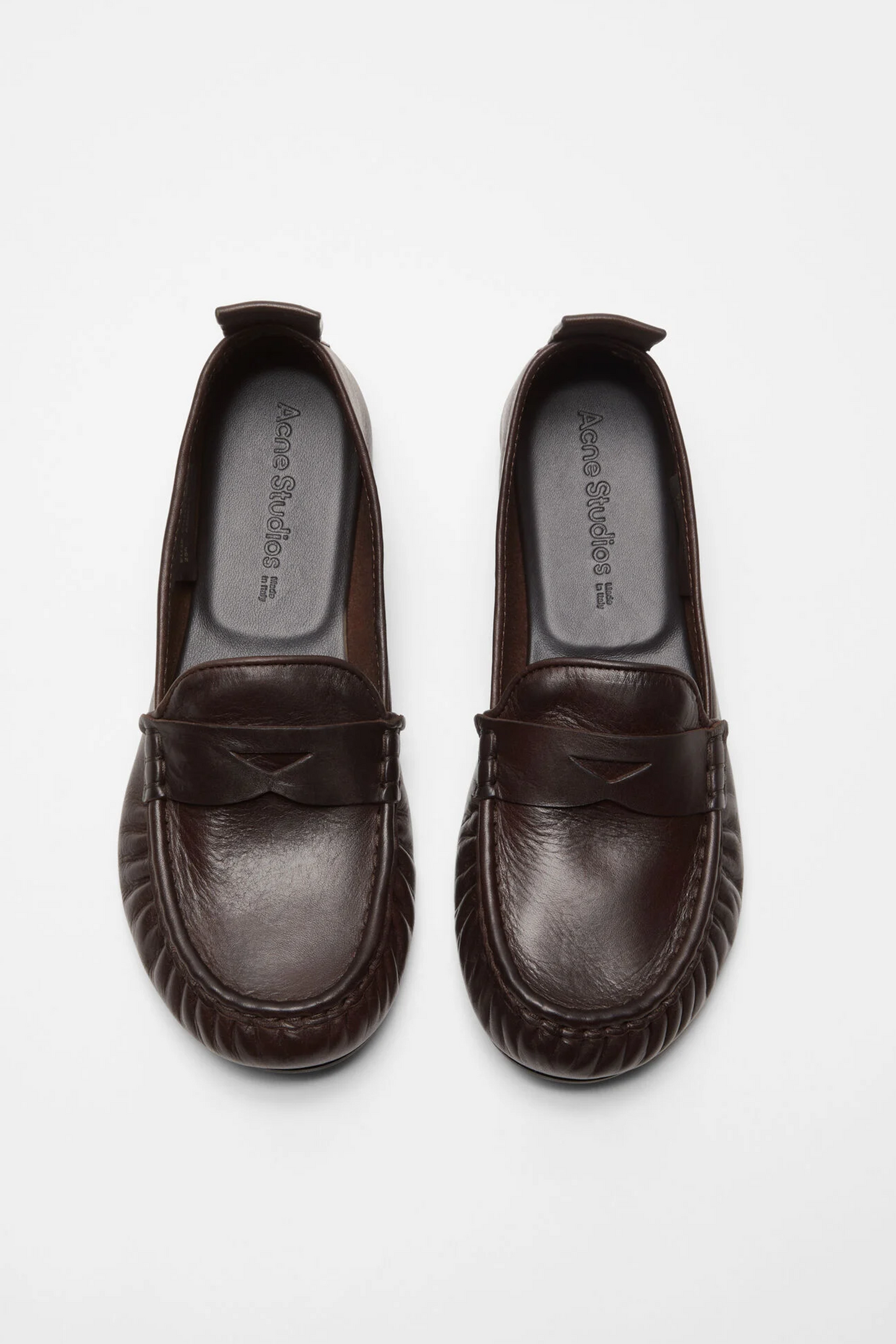Leather Loafers Dark Brown