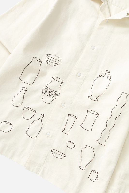 Ceramic Resort Shirt Off White