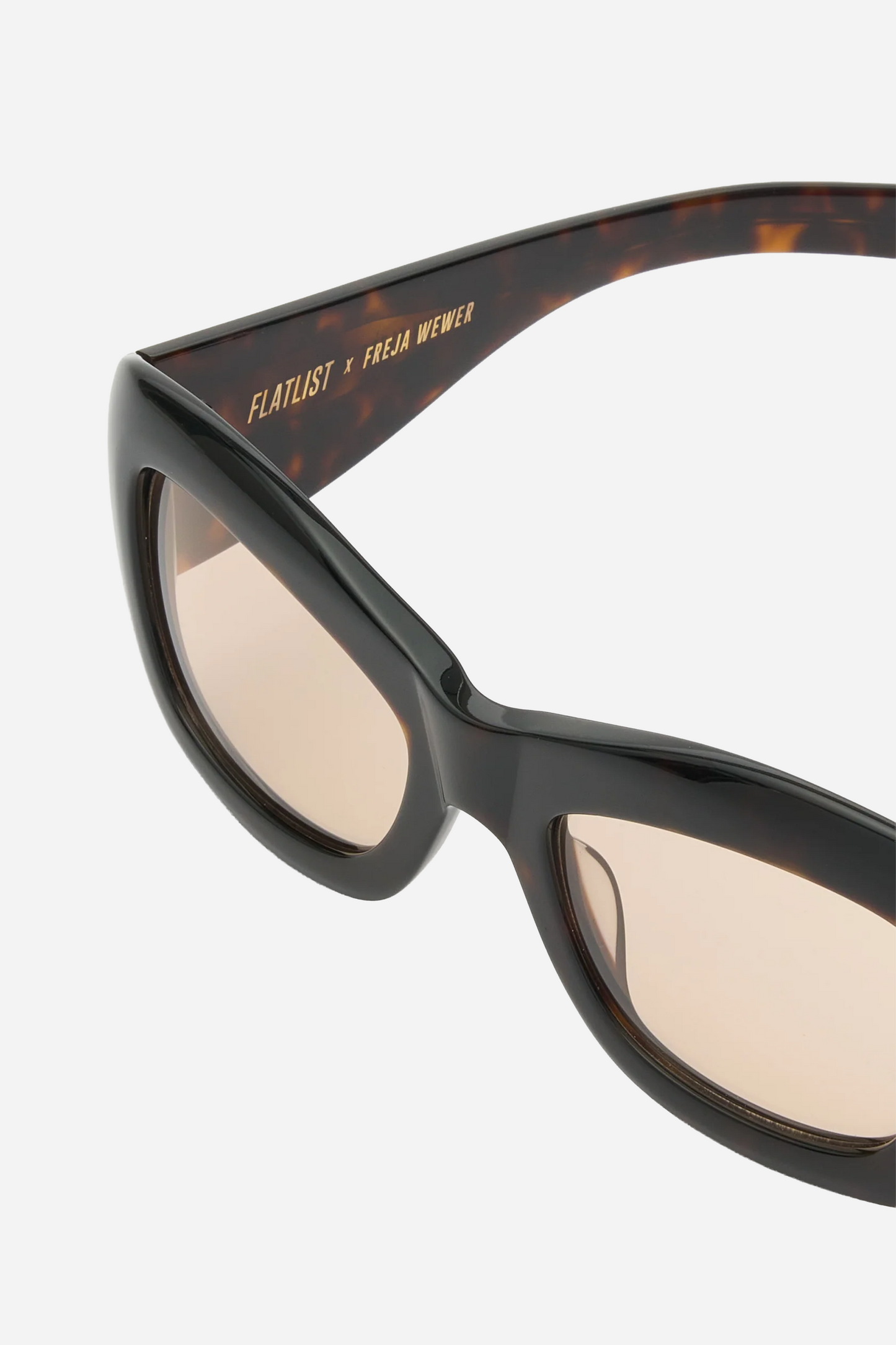 Flatlist x Freja Wewer Poppy Dark Tortoise/Peach Lens