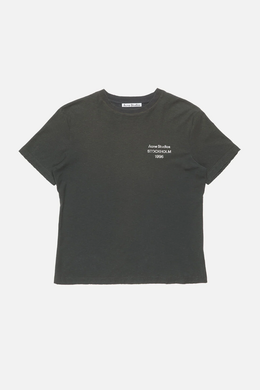 Sprayed Logo T-Shirt Faded Black