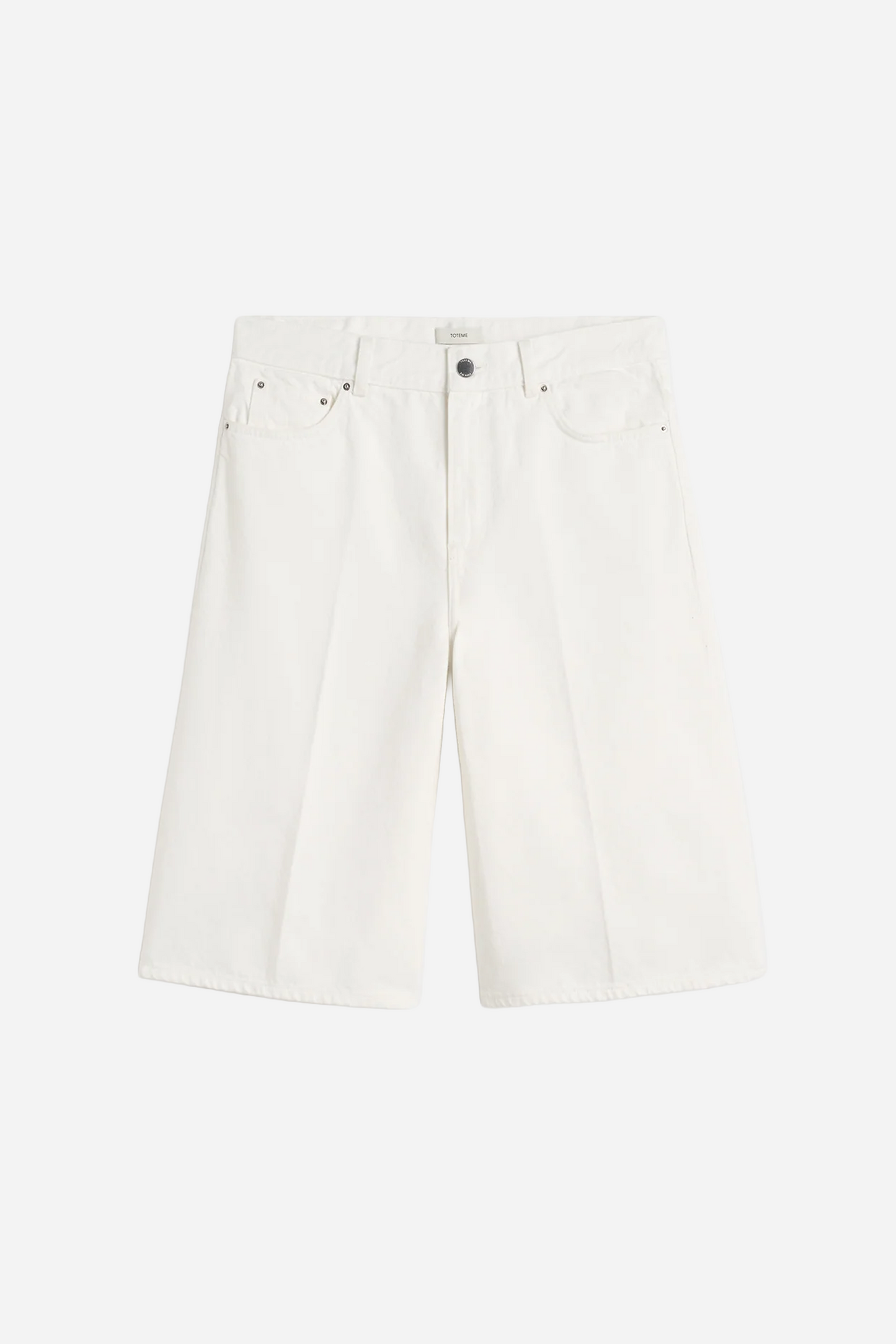 Denim Board Shorts White