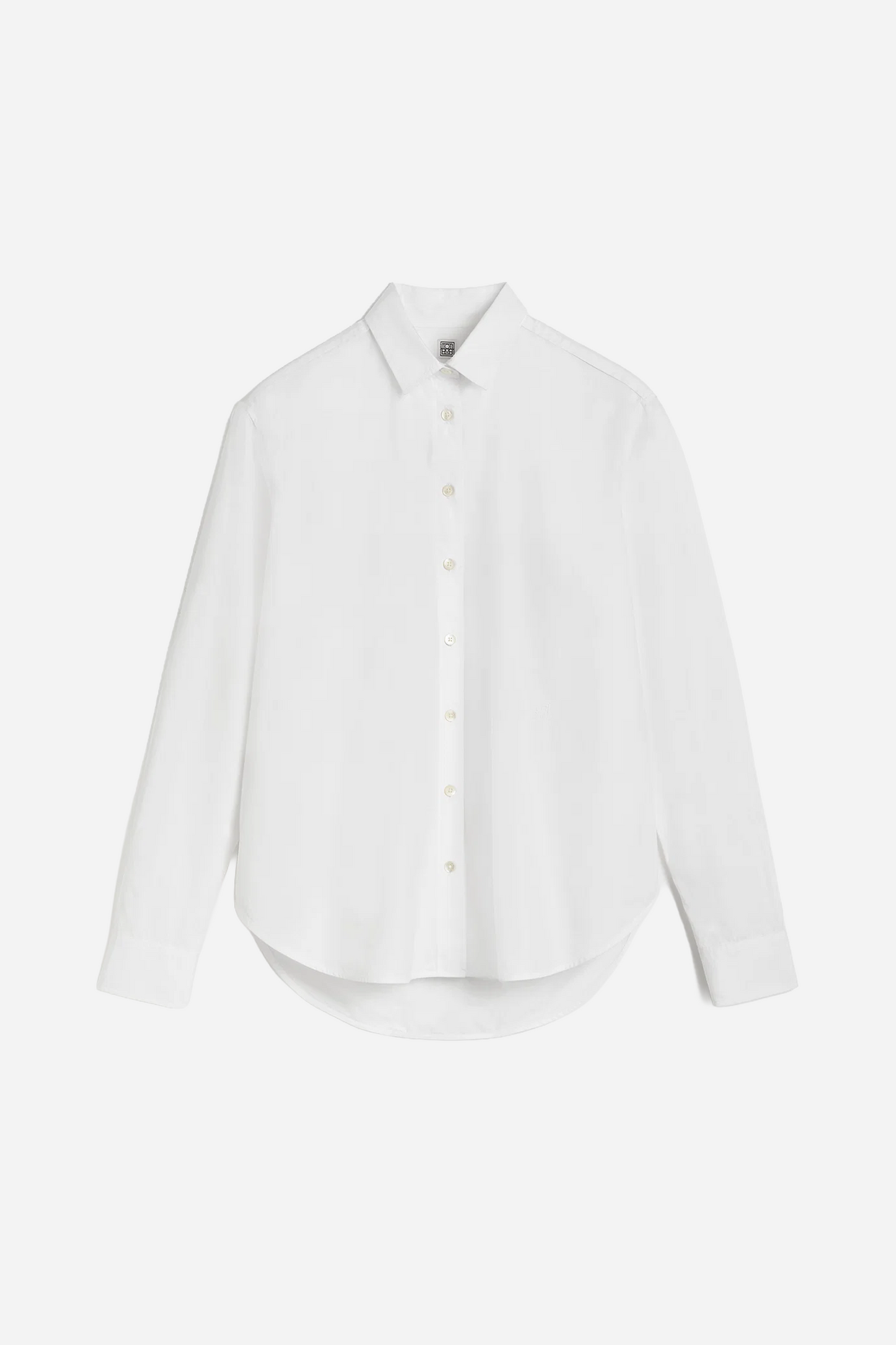 Boxy Poplin Shirt White