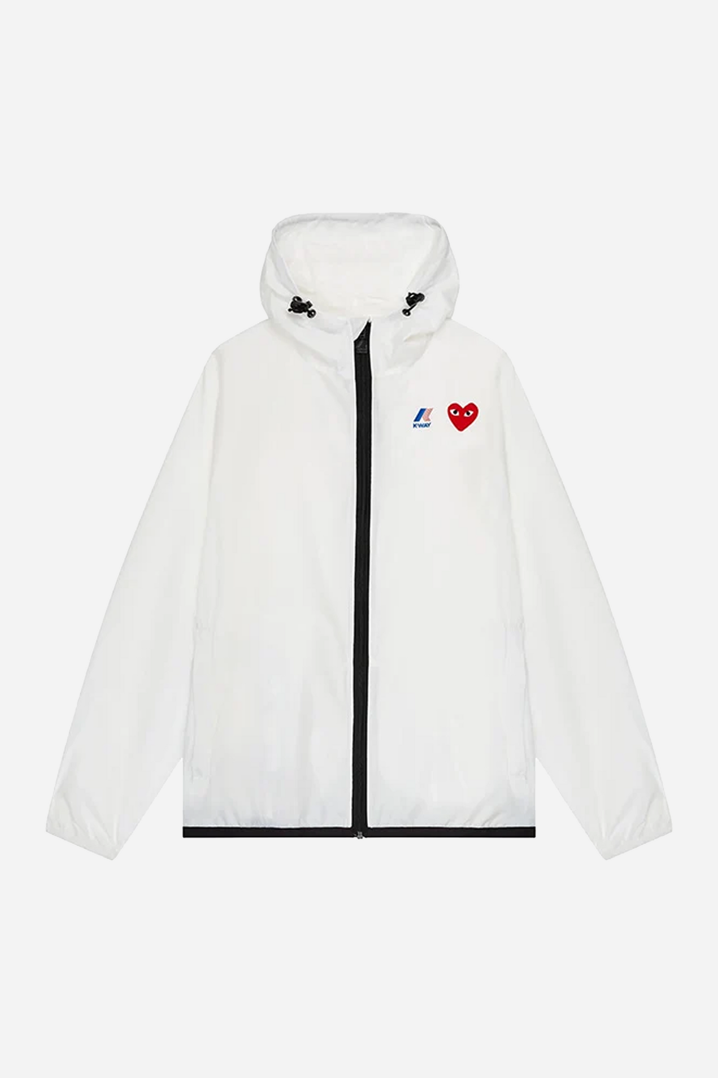 K-Way Hoodie Full Zip White