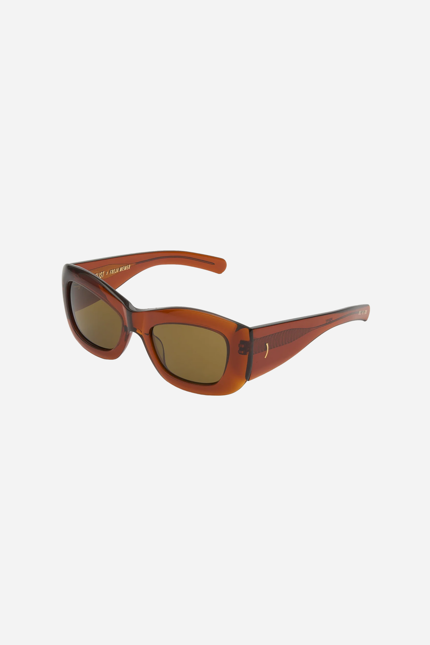 Flatlist x Freja Wewer Poppy Crystal Brown/Solid Brown Lens
