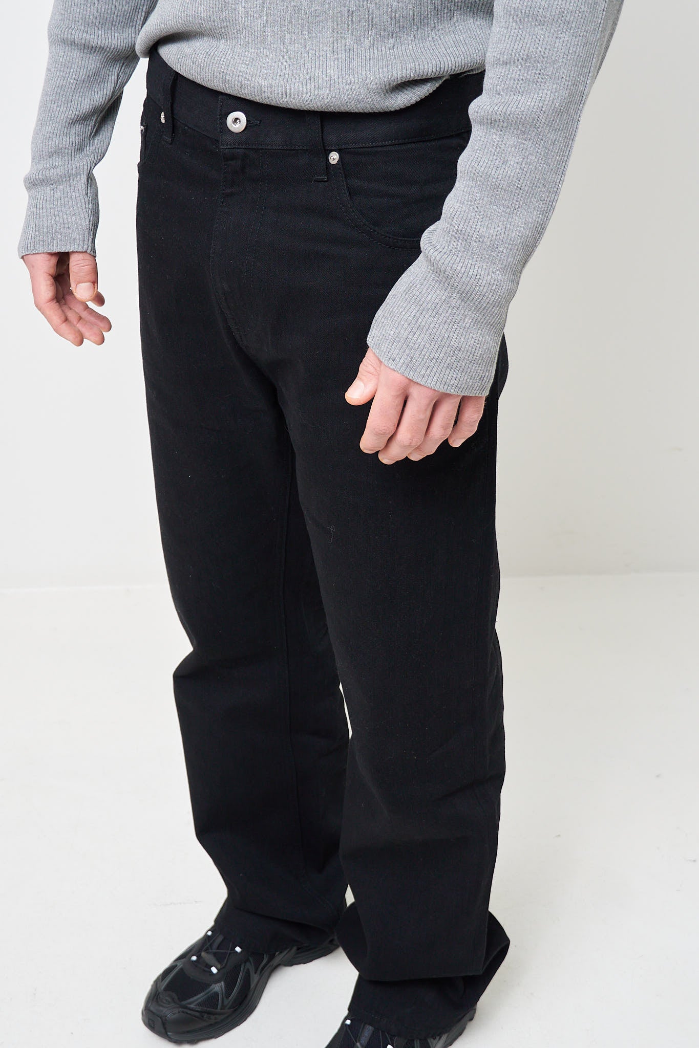 5 Pocket Jeans Black