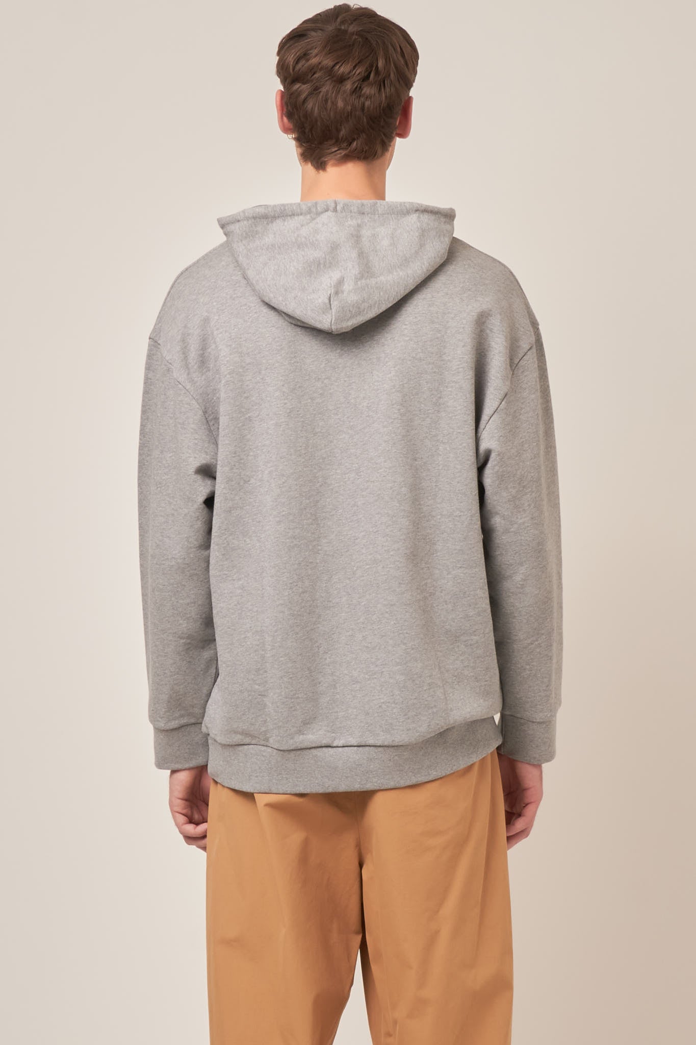 Milo Hoodie Heathered Light Grey