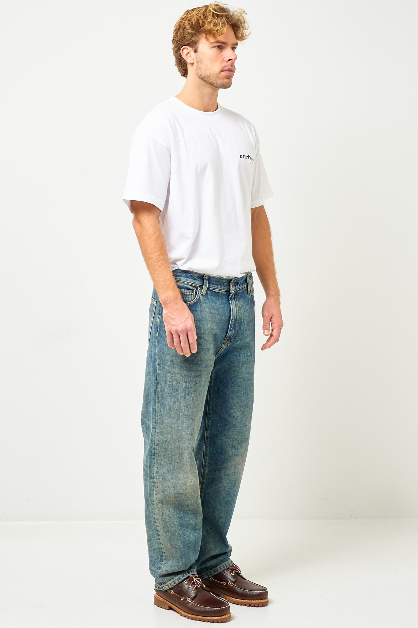 Aaron Pant Camaro Blue Worn