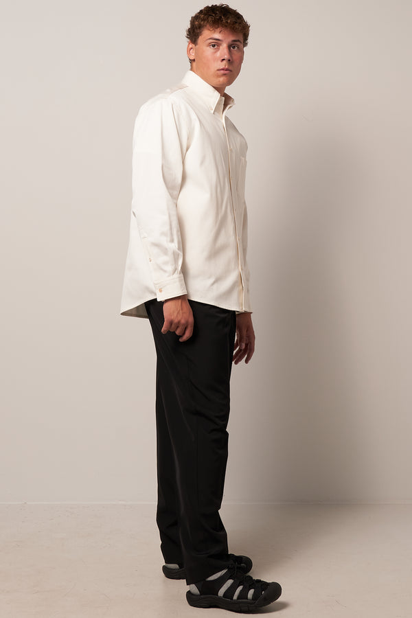 Button-Up Overshirt White