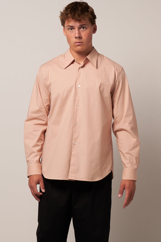 Button Up Shirt Blush Beige