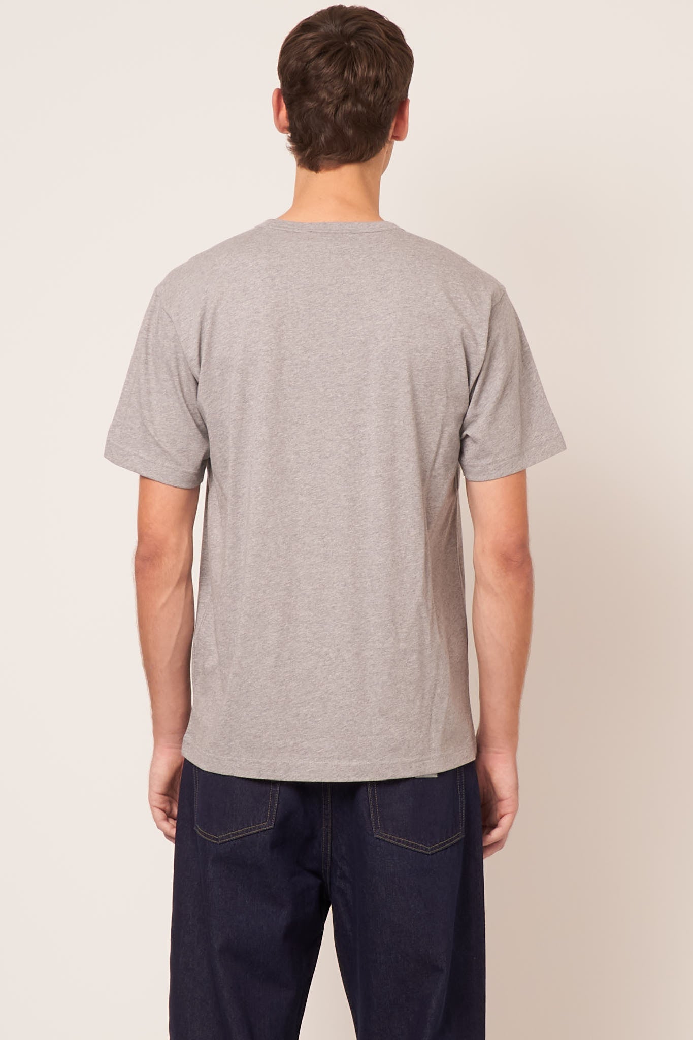 Crew Neck T-shirt Light Grey Melange