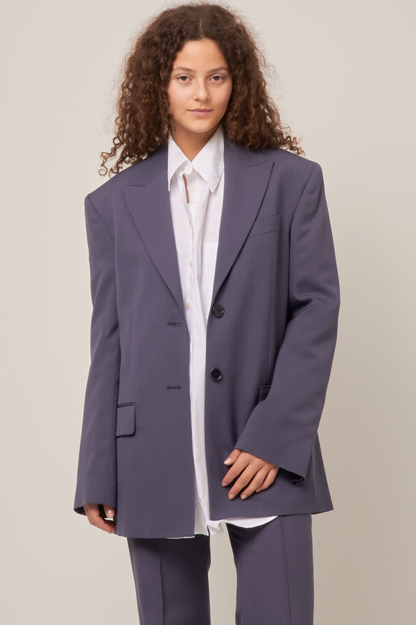 Regular Fit Suit Jacket Mid Blue